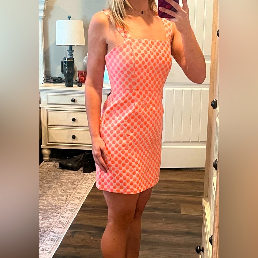 Forever 21 Pink & White polka dot dress